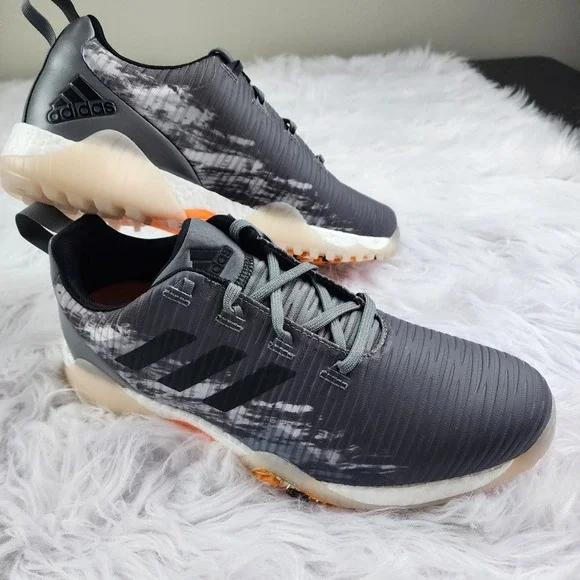 adidas | Shoes | Adidas Mens Size 15 Codechaos Golf Shoes In Grey Orange  And Black Nwt | Poshmark